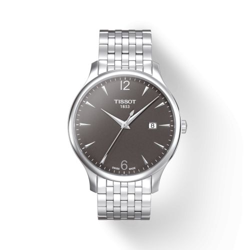 Tissot Tradition Quartz 42 Stainless Steel / Grey / Bracelet